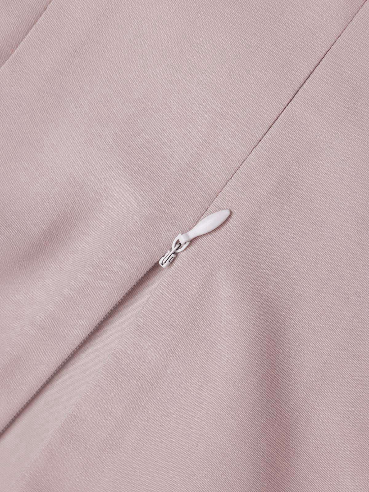 2PCS 1940s Colorblock Pink Blouse & Gray Dress - Image 11