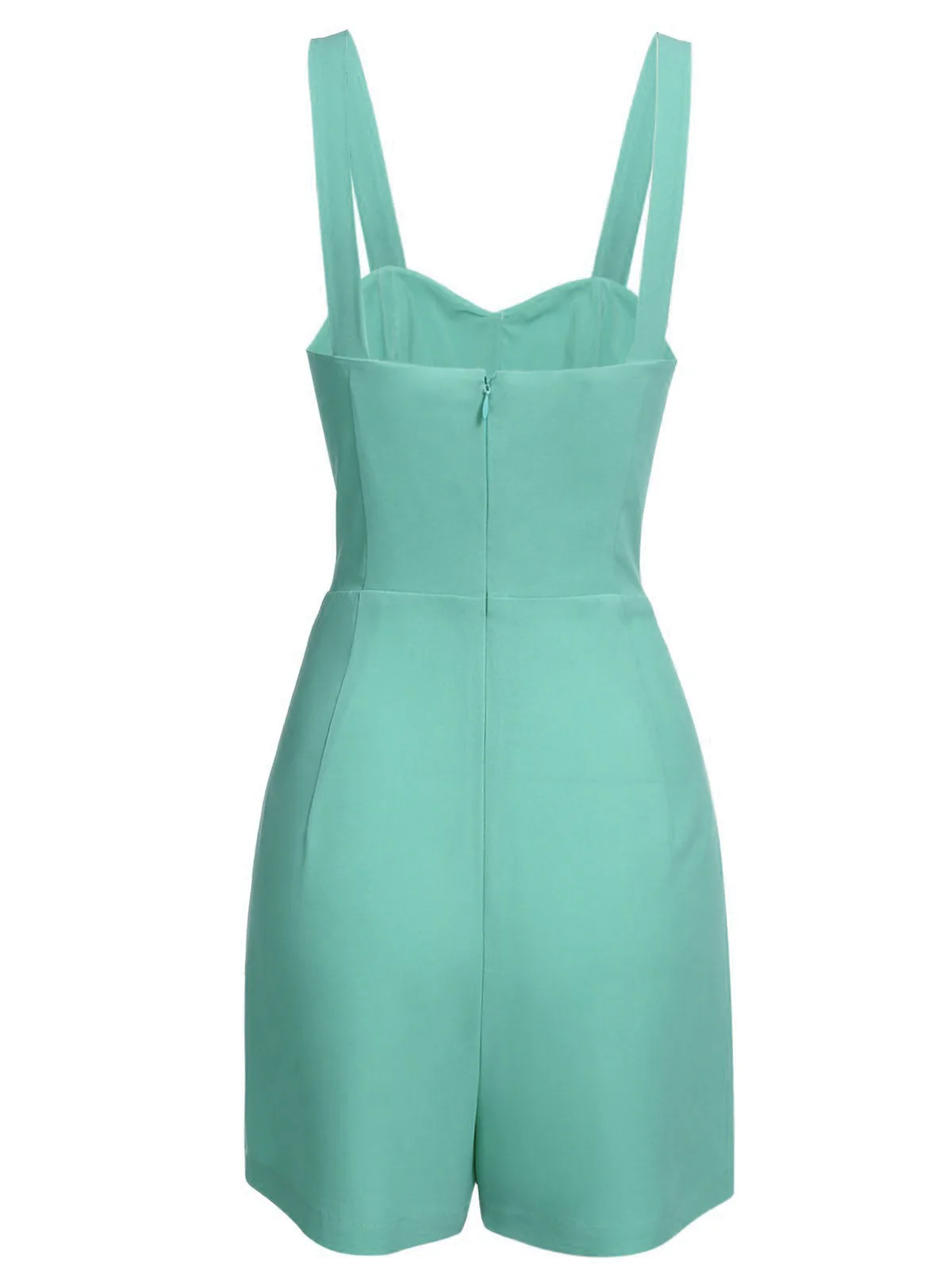 Green 1950s Romper & Cherry Skirt - Image 6