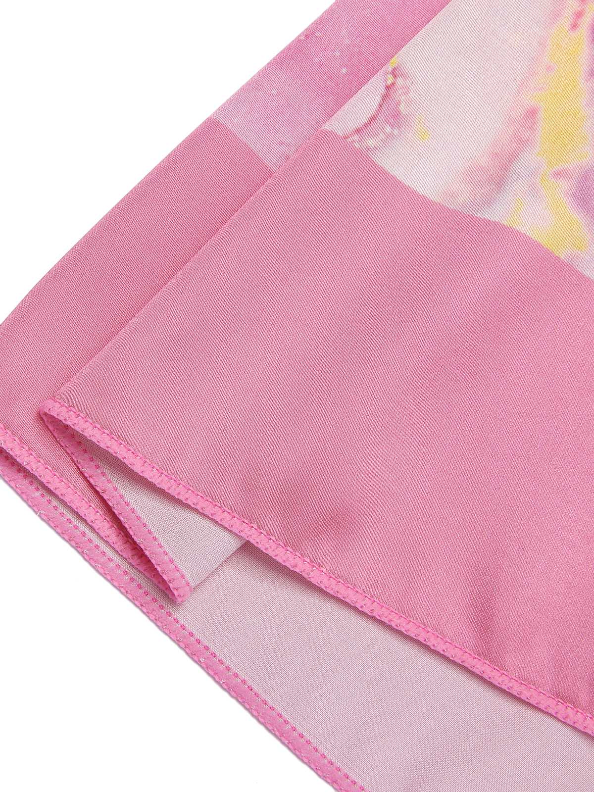 2PCS 1950s Pink Print Swimsuit & Cover-Up - Image 9