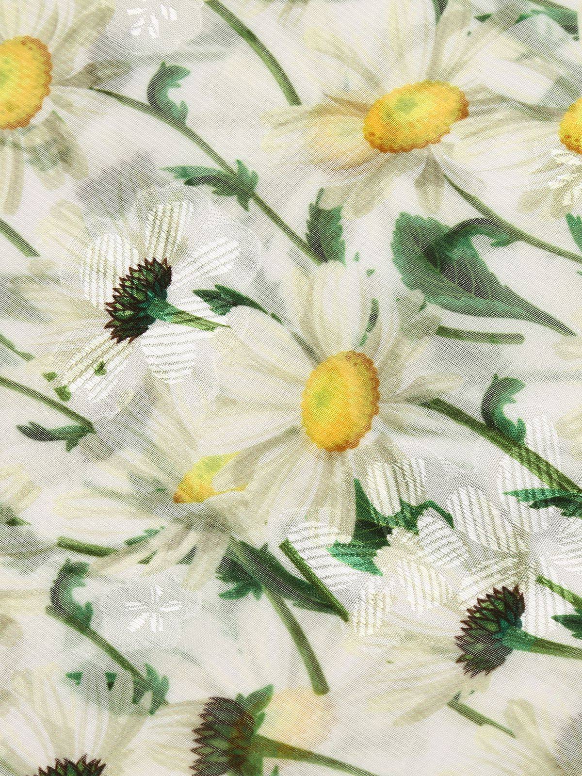 Yellow 1950s Romper & White Floral Skirt - Image 11