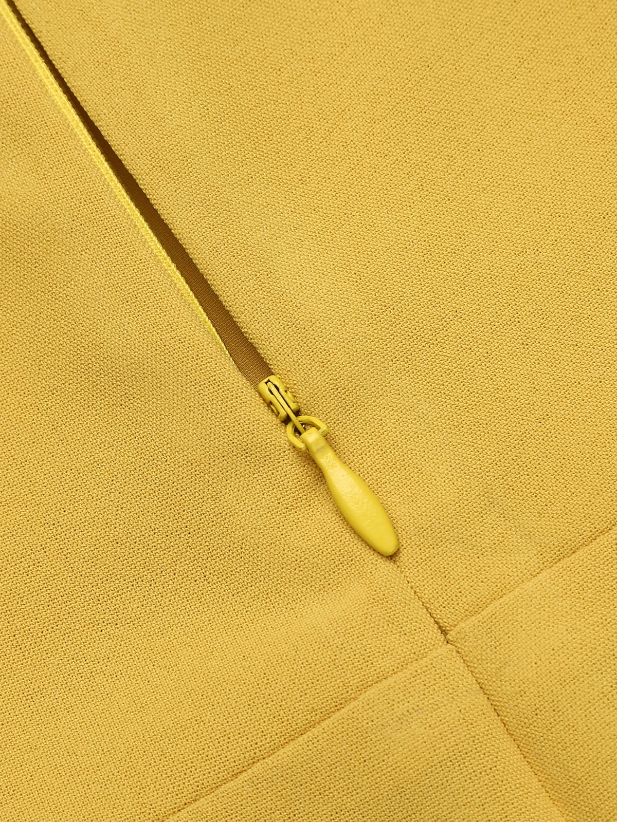 Yellow 1950s Romper & White Floral Skirt - Image 5