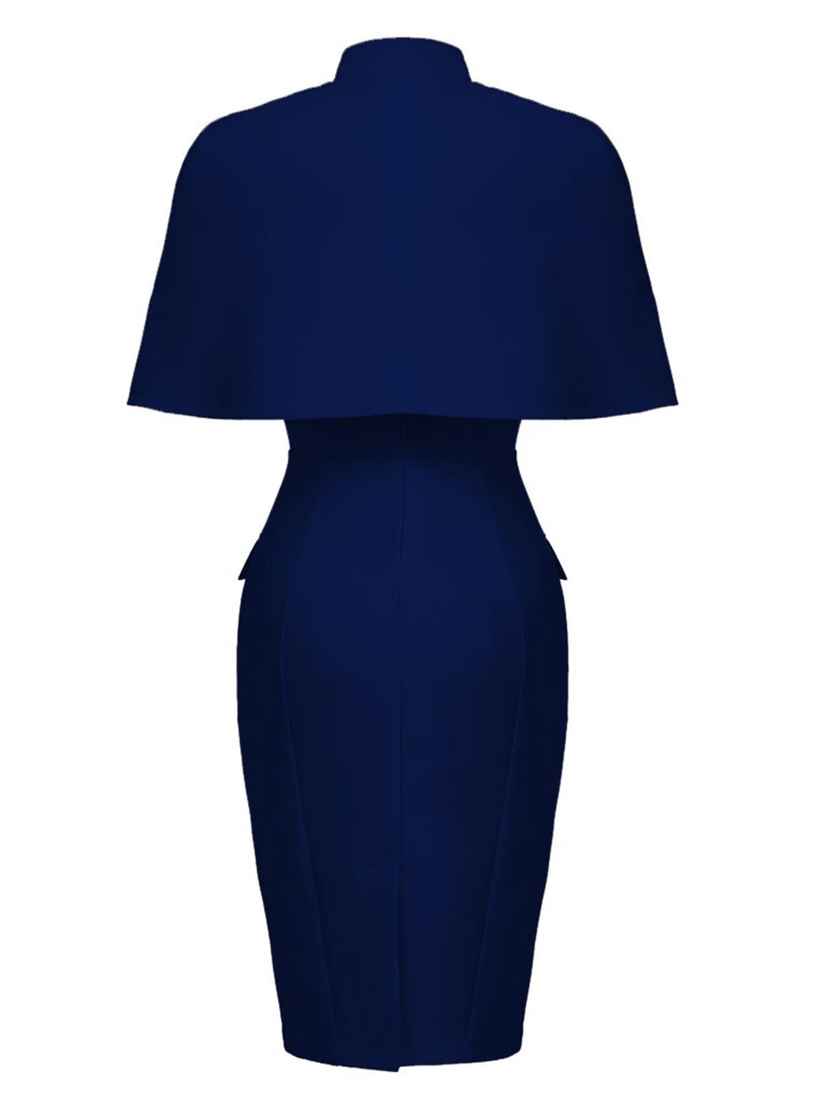 2PCS 1960s Button Work Pencil Dress - Image 3