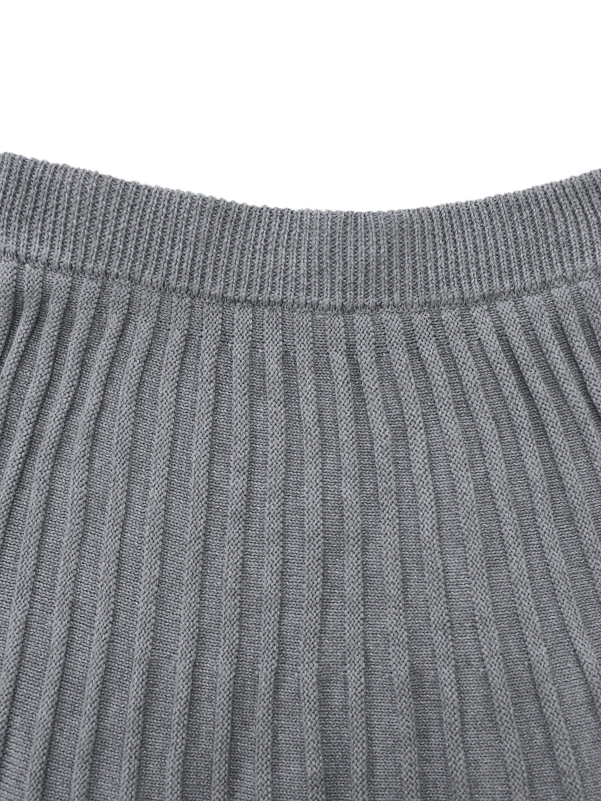 2PCS 1960s Knit Turtleneck Sweater & Pleated Skirt - Image 5