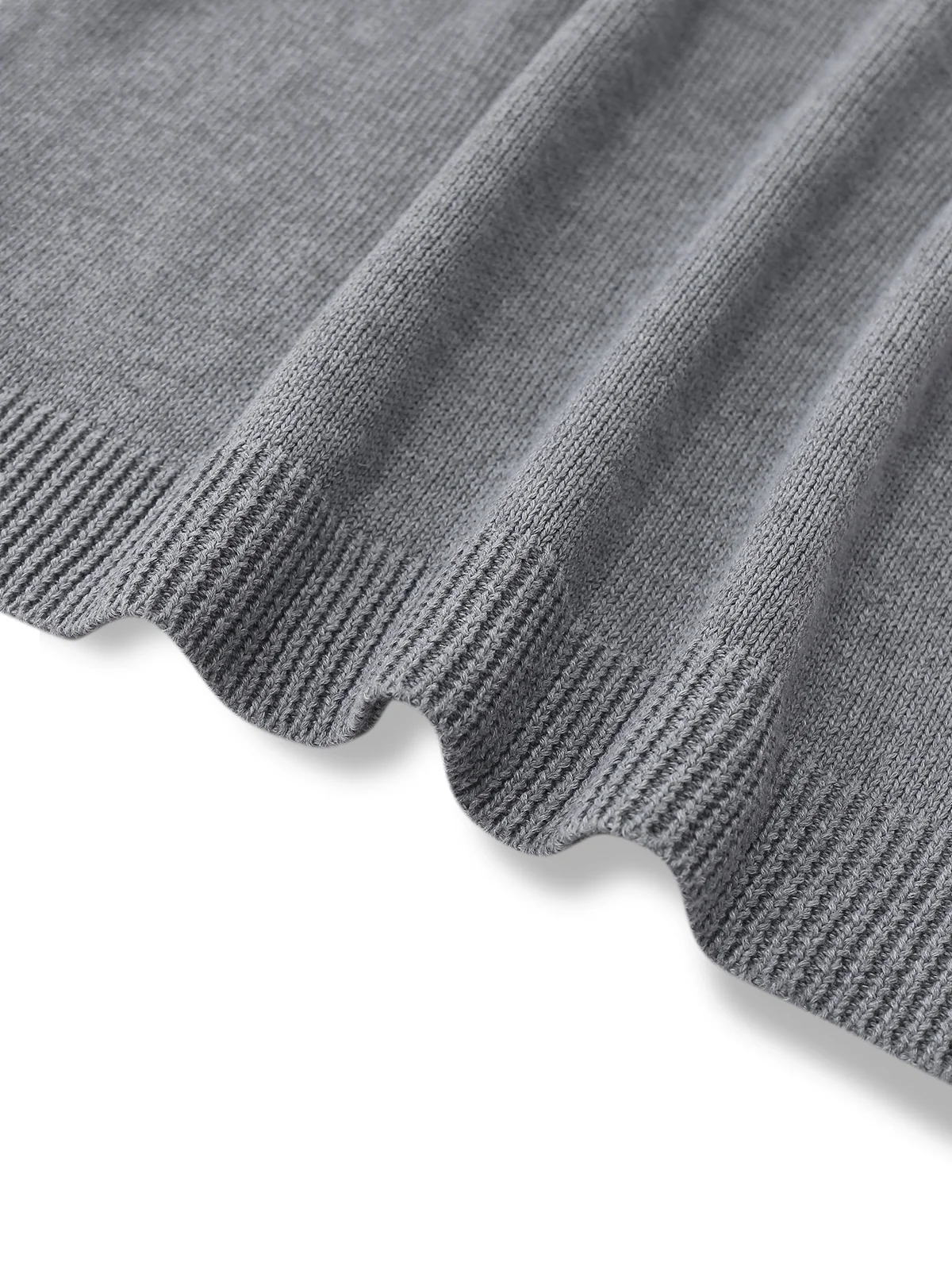 2PCS 1960s Knit Turtleneck Sweater & Pleated Skirt - Image 7