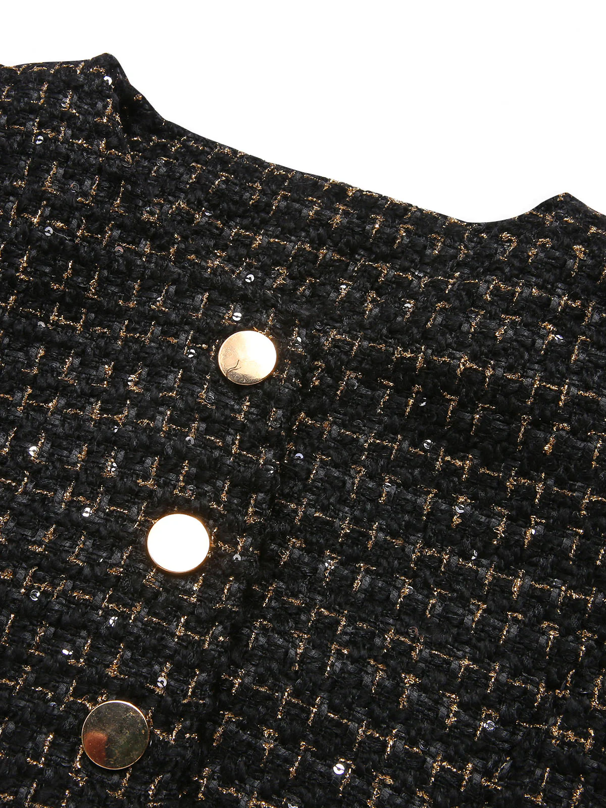 2PCS 1960s Tweed Cropped Coat & A-Line Skirt - Image 11