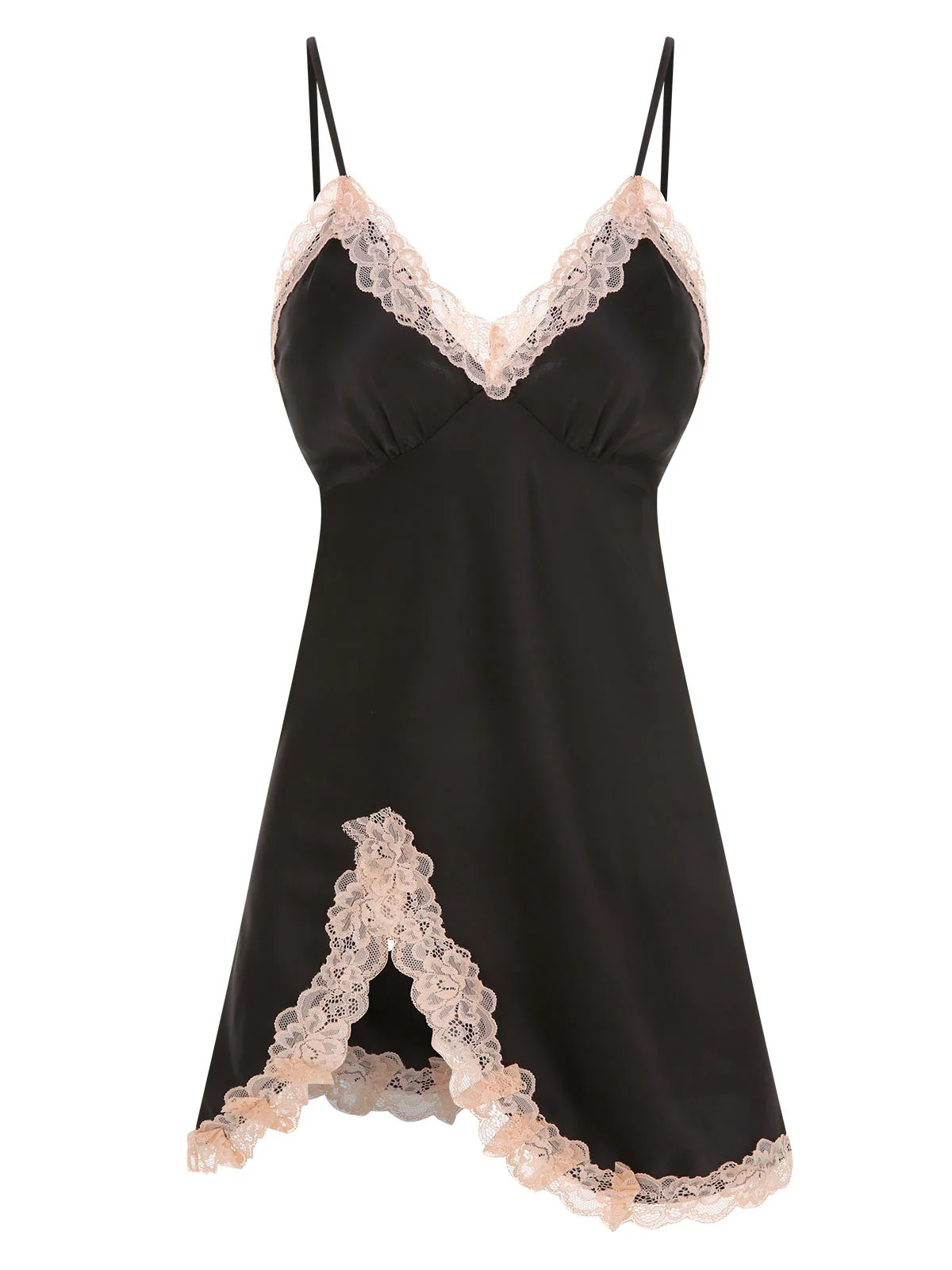 2PCS 1970s Lace Suspender Nightdress & Robe - Image 13