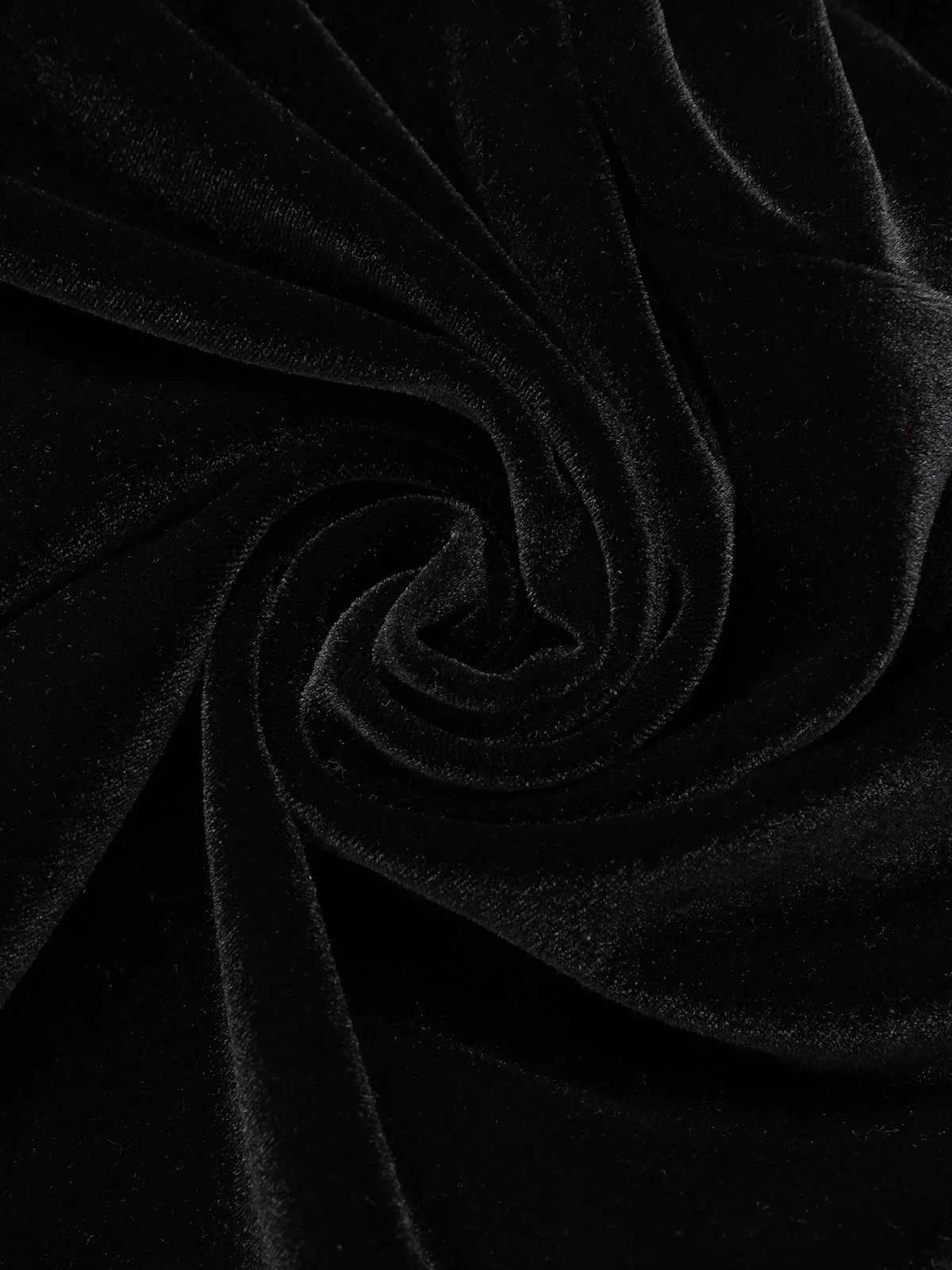 2PCS Black 1960s Solid Dress & Plush Cape - Image 12