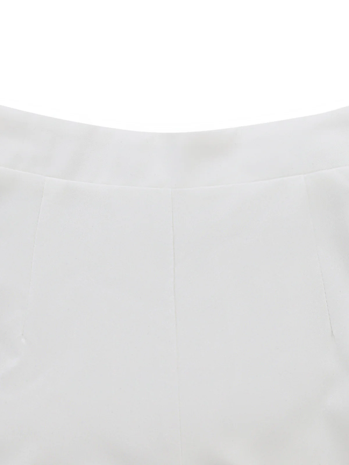 2PCS Black & White 1950s Cape Collar ColorBlock Top & Pants - Image 6