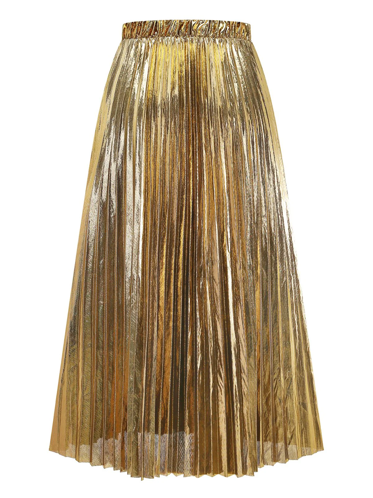 2PCS Gold 1980s Sequined 3D Floral Swimsuit & Cover-Up - Image 9