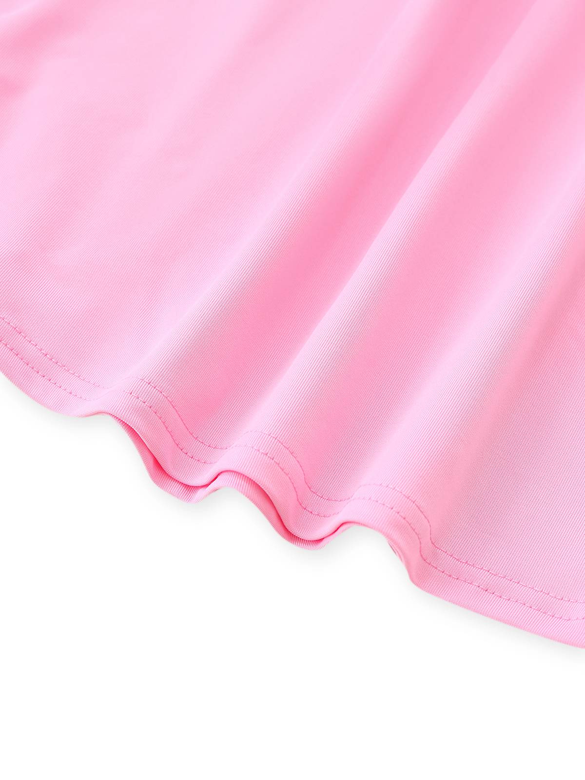 2PCS Pink 1950s Solid Heart Hollow Vest & Pants - Image 5