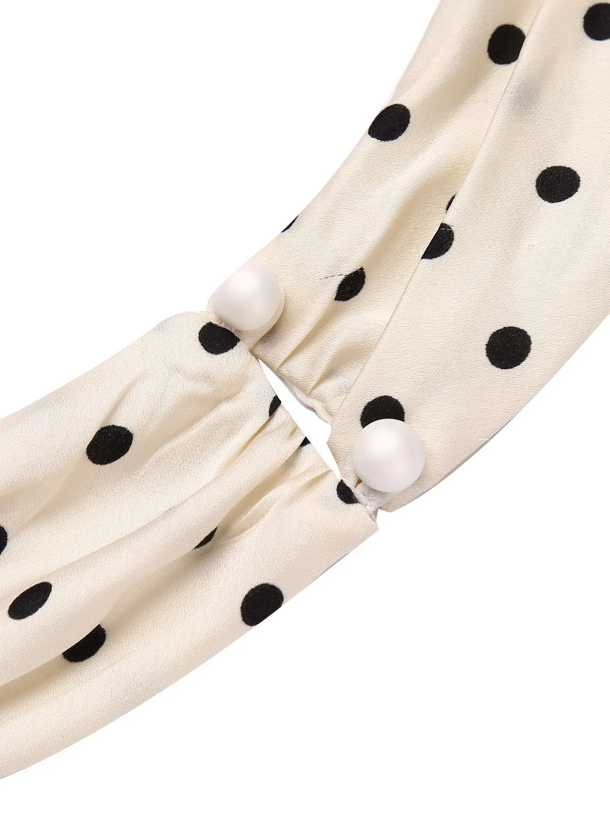 2PCS Polka Dot Ivory Pencil Dress & Sky Blue Strap Dress - Image 11