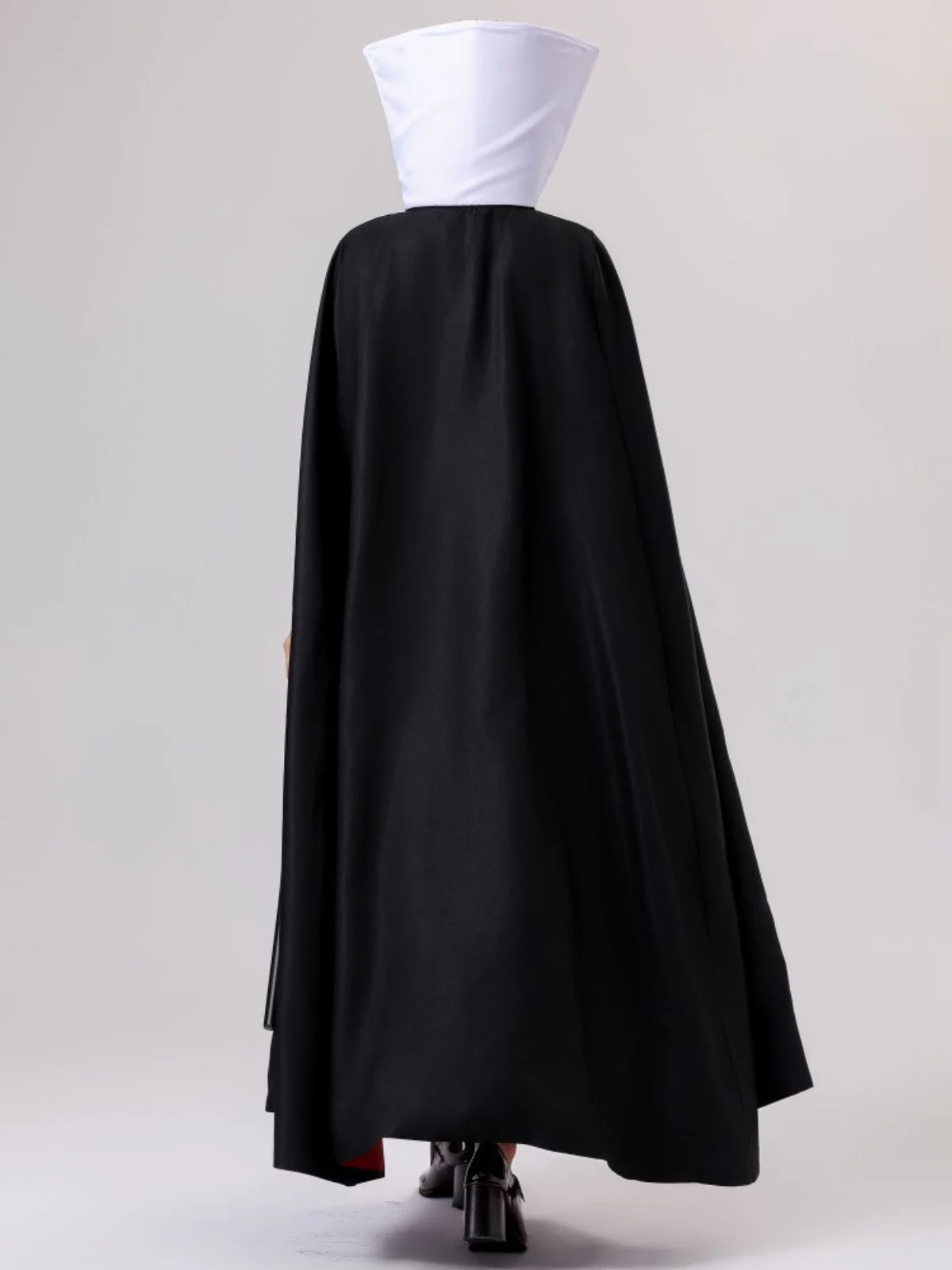 2PCS Purple 1940s Evil Queen Dress & Long Cloak - Image 5