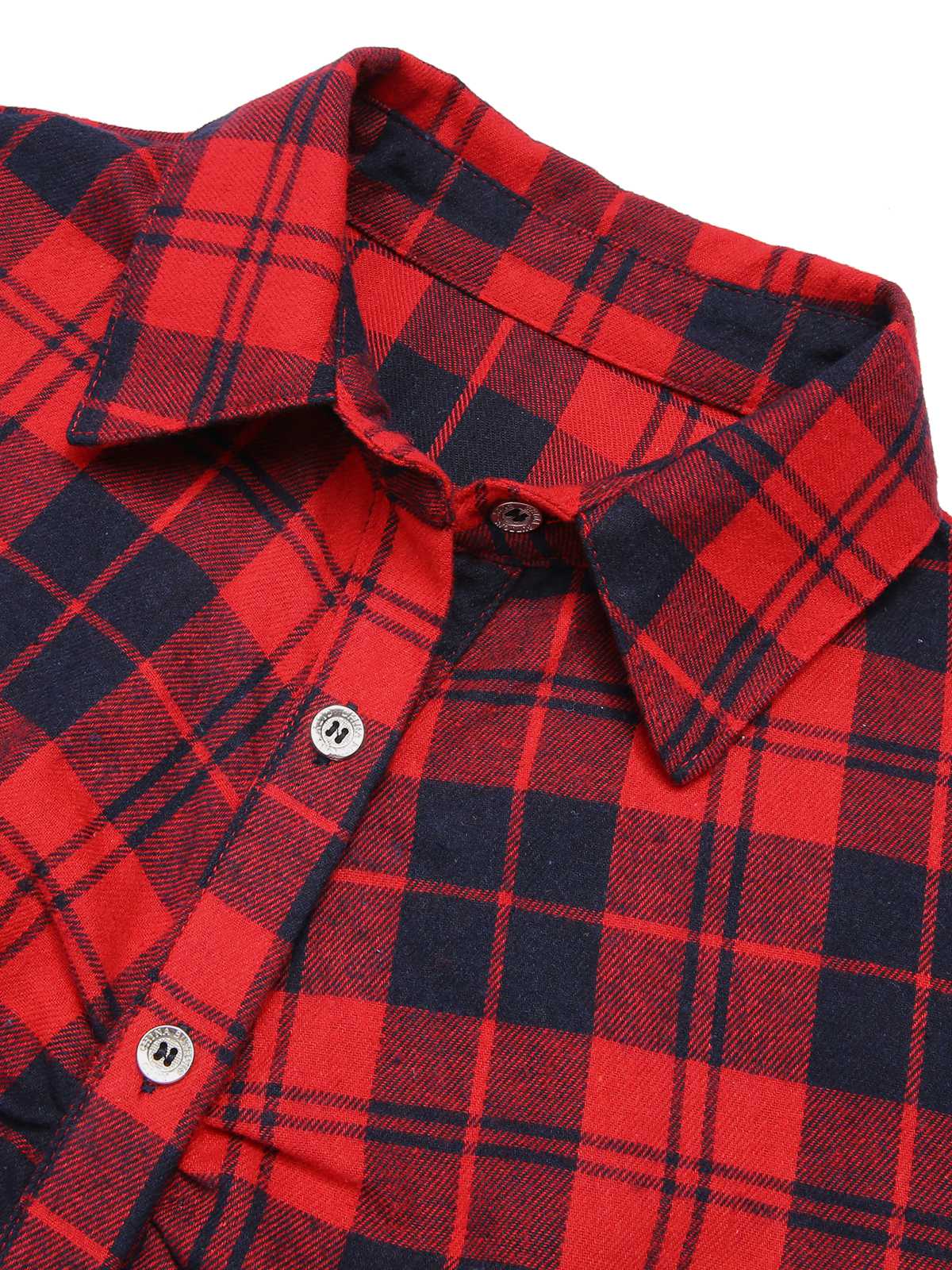 Red 1930s Christmas Plaid Jumpsuit - Image 5