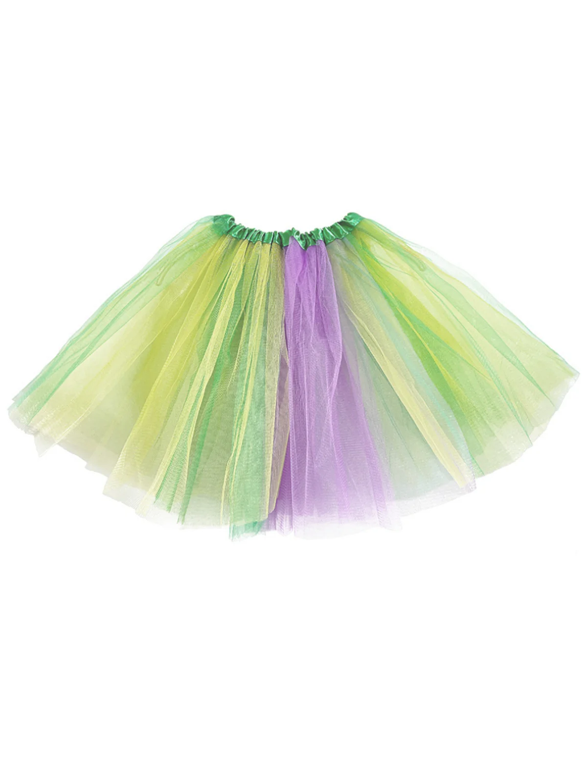 3PCS 1970s Carnival Mask Cutout Top & Petticoat & Headband - Image 6