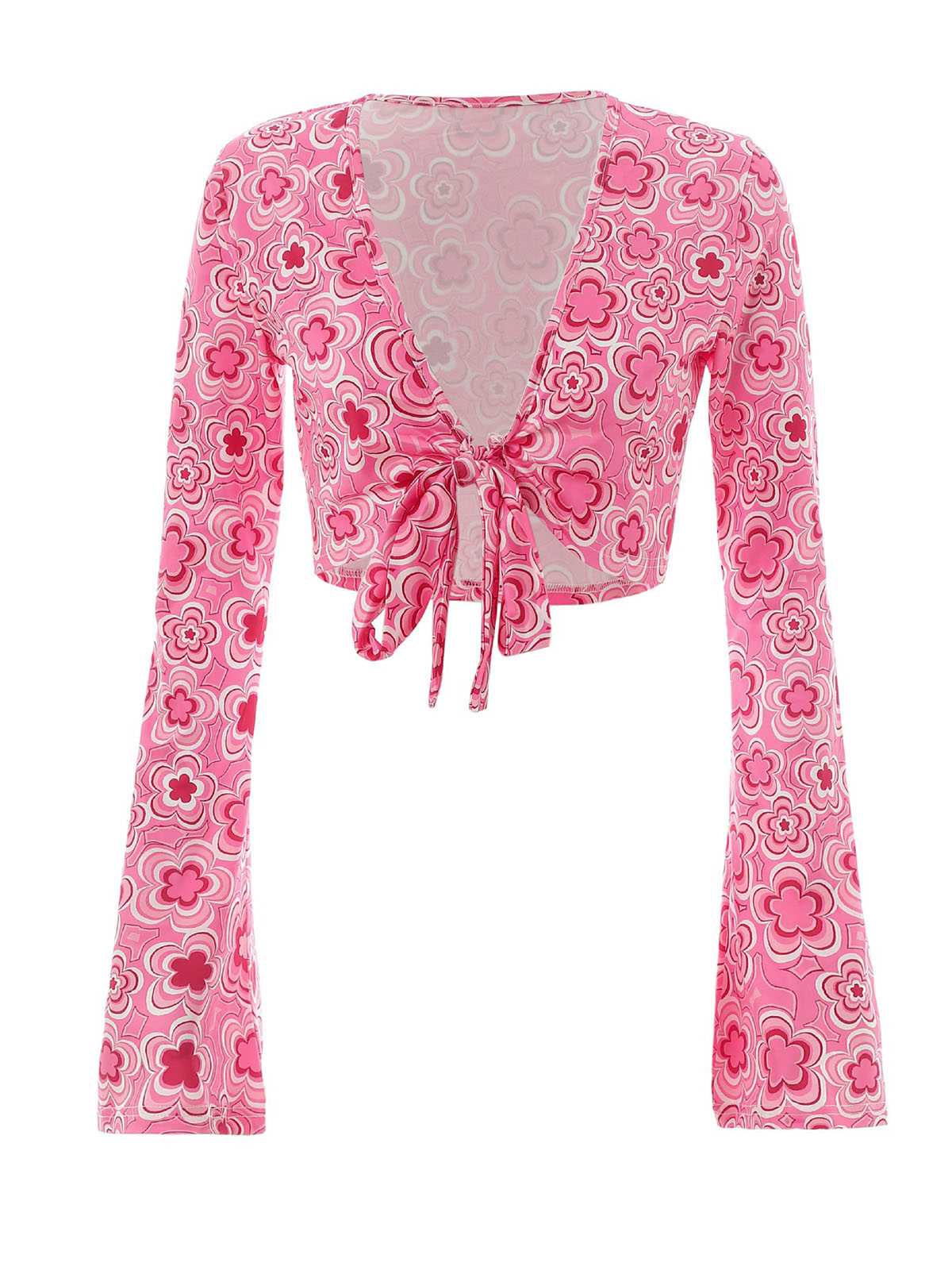 3PCS 1970s Flare Sleeve Disco Hippie Costume Set - Image 5