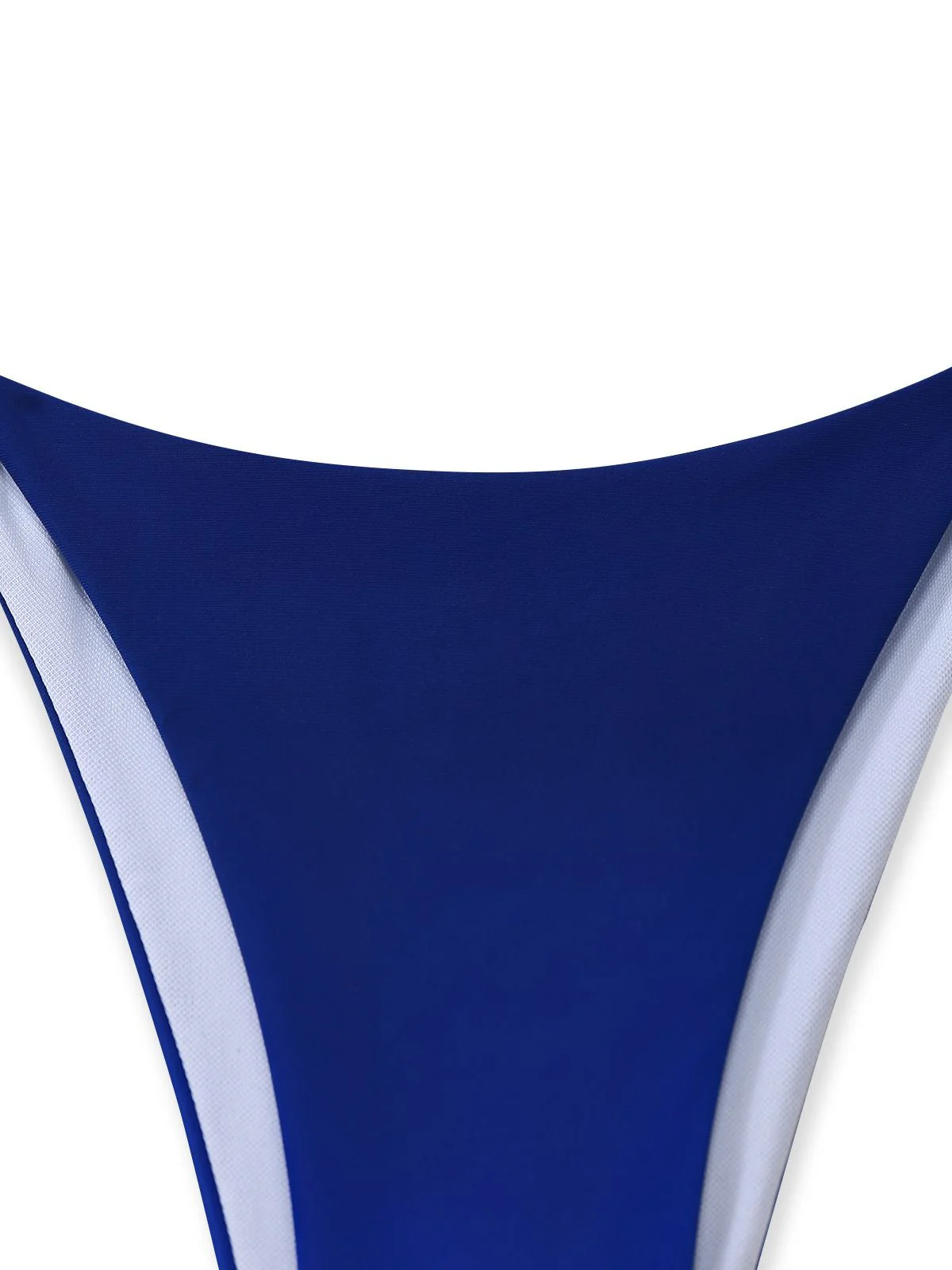 3PCS Dark Blue 2000s Gradient Triangle Bikini Set & Cover-Up - Image 5