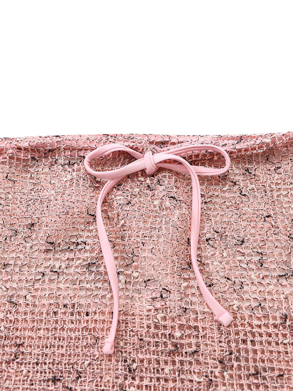 3PCS Y2K Crochet Sequin Halter Tie Triangle Bikini Set & Cover-Up - Image 11