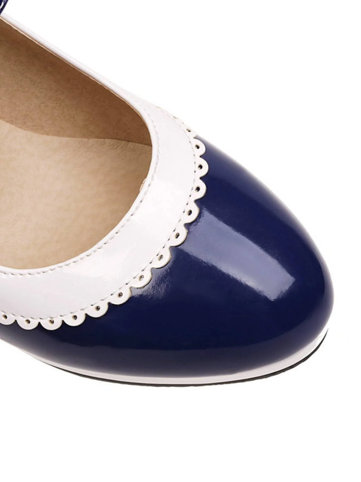 Ankle Strap Chunky Heels Mary Jane Shoes - Image 15