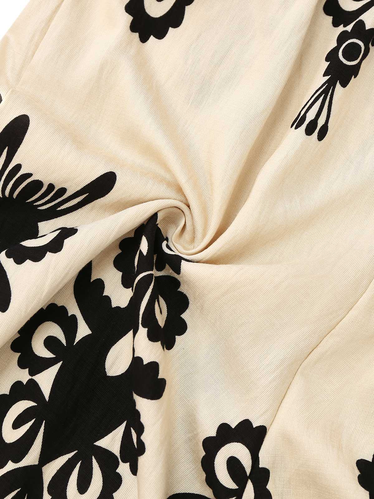 Apricot 1970s Boho Strapless Smocked Jumpsuit - Image 5