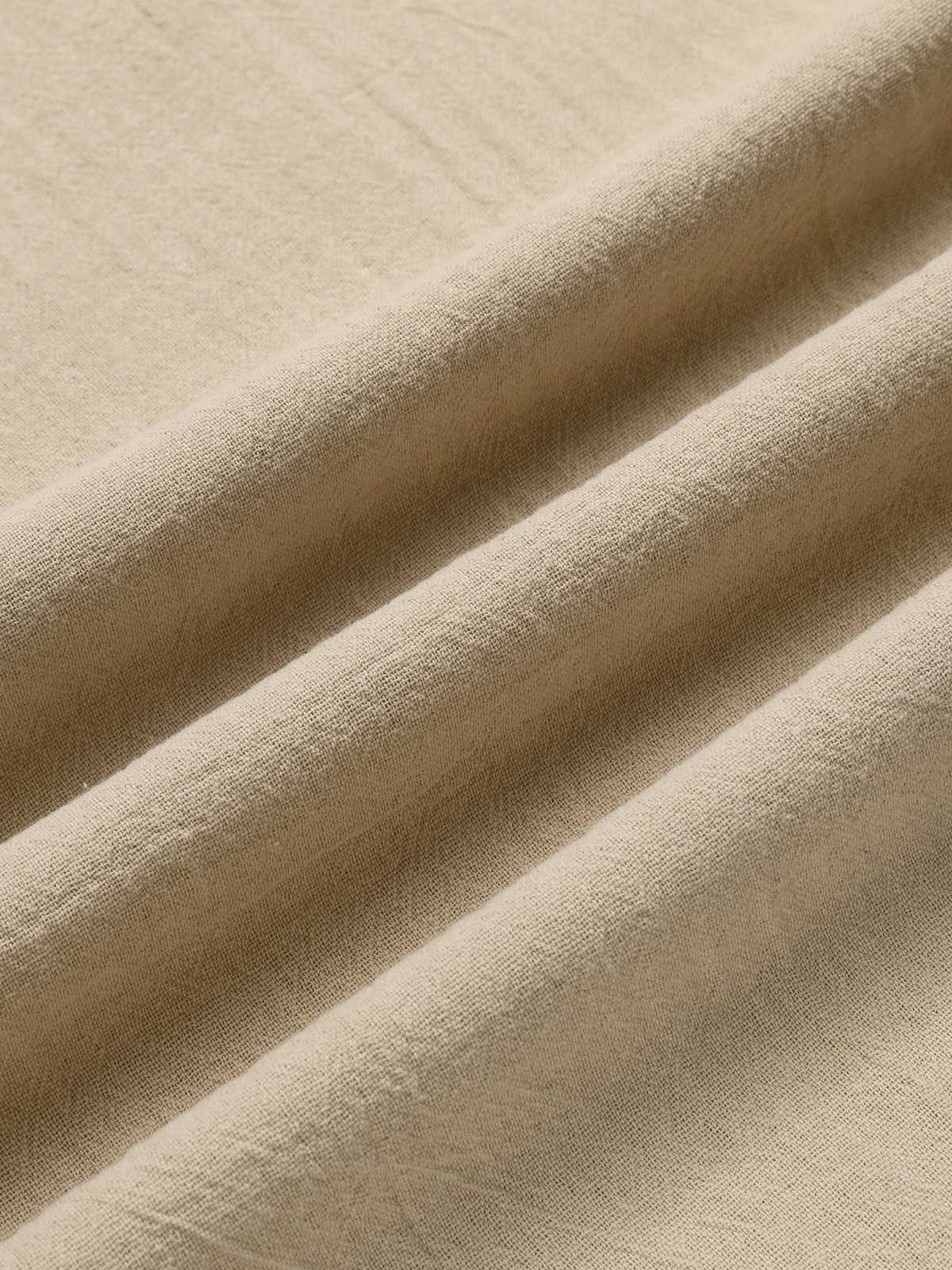 Beige 1940s Pockets Solid Sleeveless Jumpsuit - Image 6