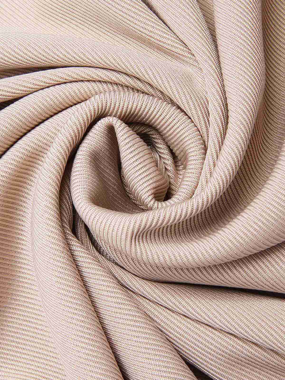 Beige 1940s Solid Sweetheart Knitted Top - Image 7