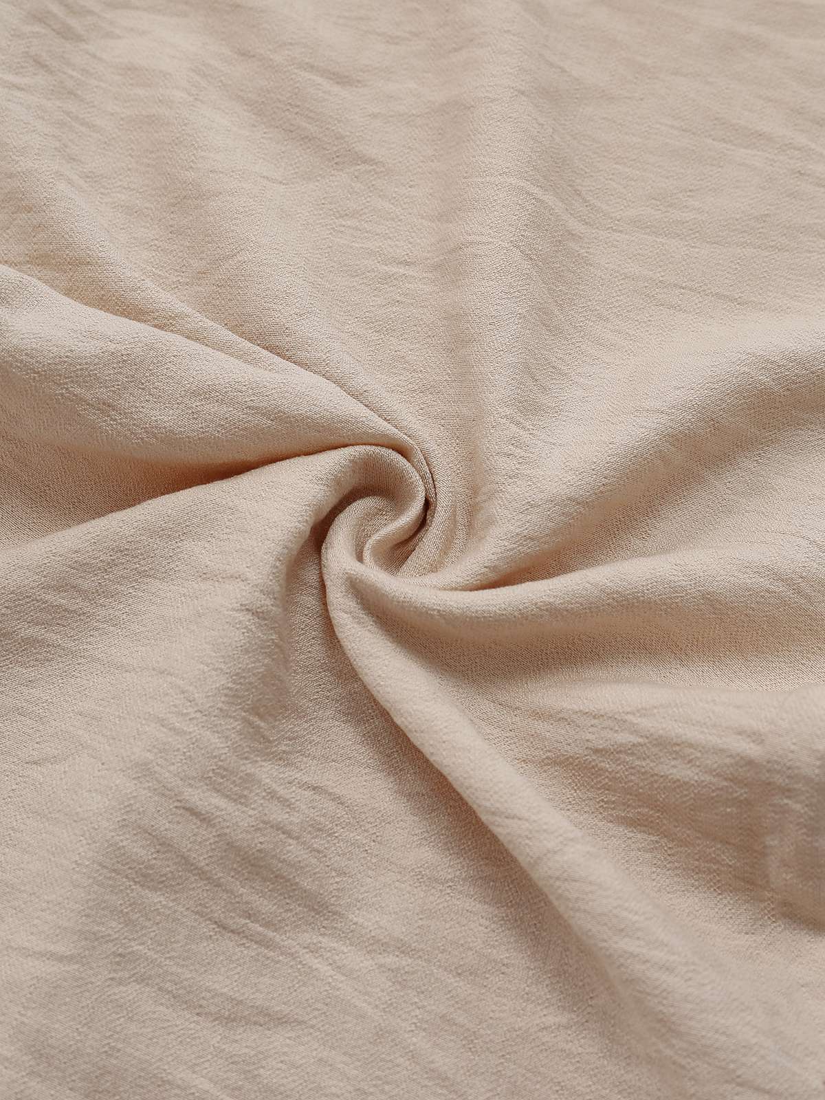 Beige 1950s Solid Ruffled Cap Sleeves Jumpsuit - Image 4