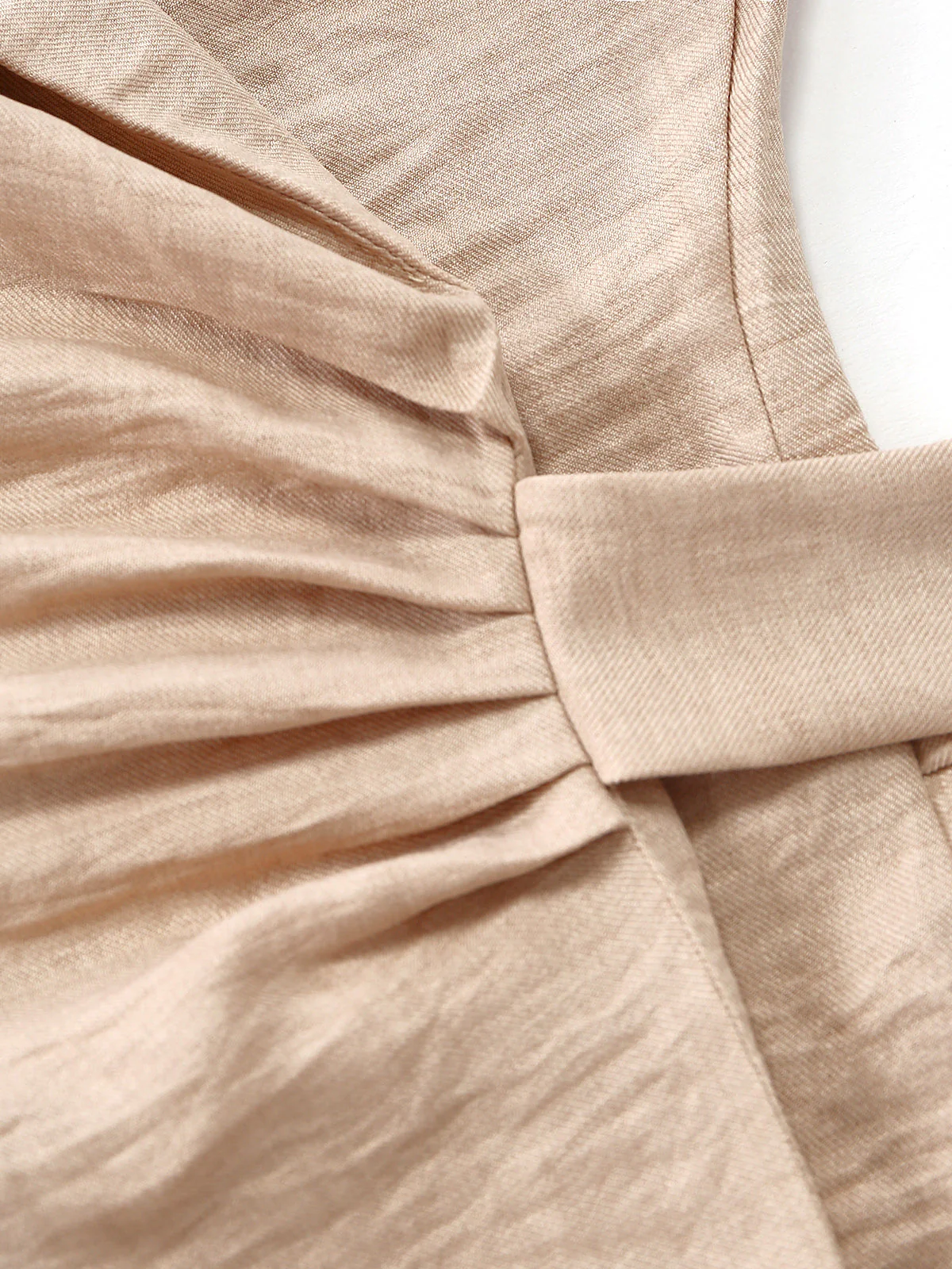 Beige 1960s Solid Suit Vest & Shorts Set - Image 6