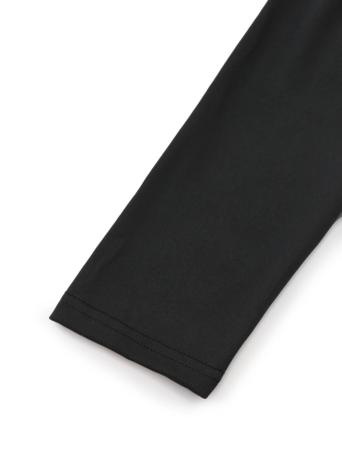Black 1930s Bow Collar Metal Button Front Slit Dress - Image 5