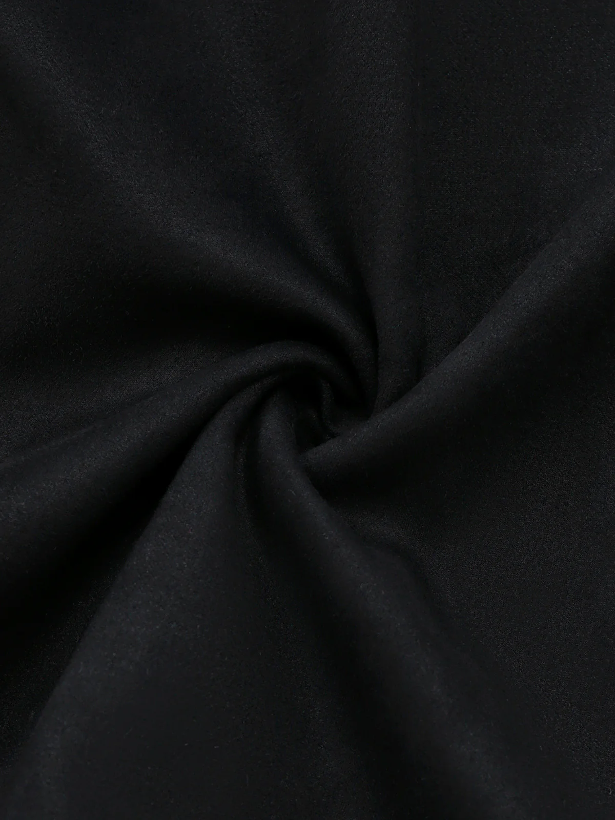 Black 1930s Faux Fur Trim Maxi Coat - Image 6