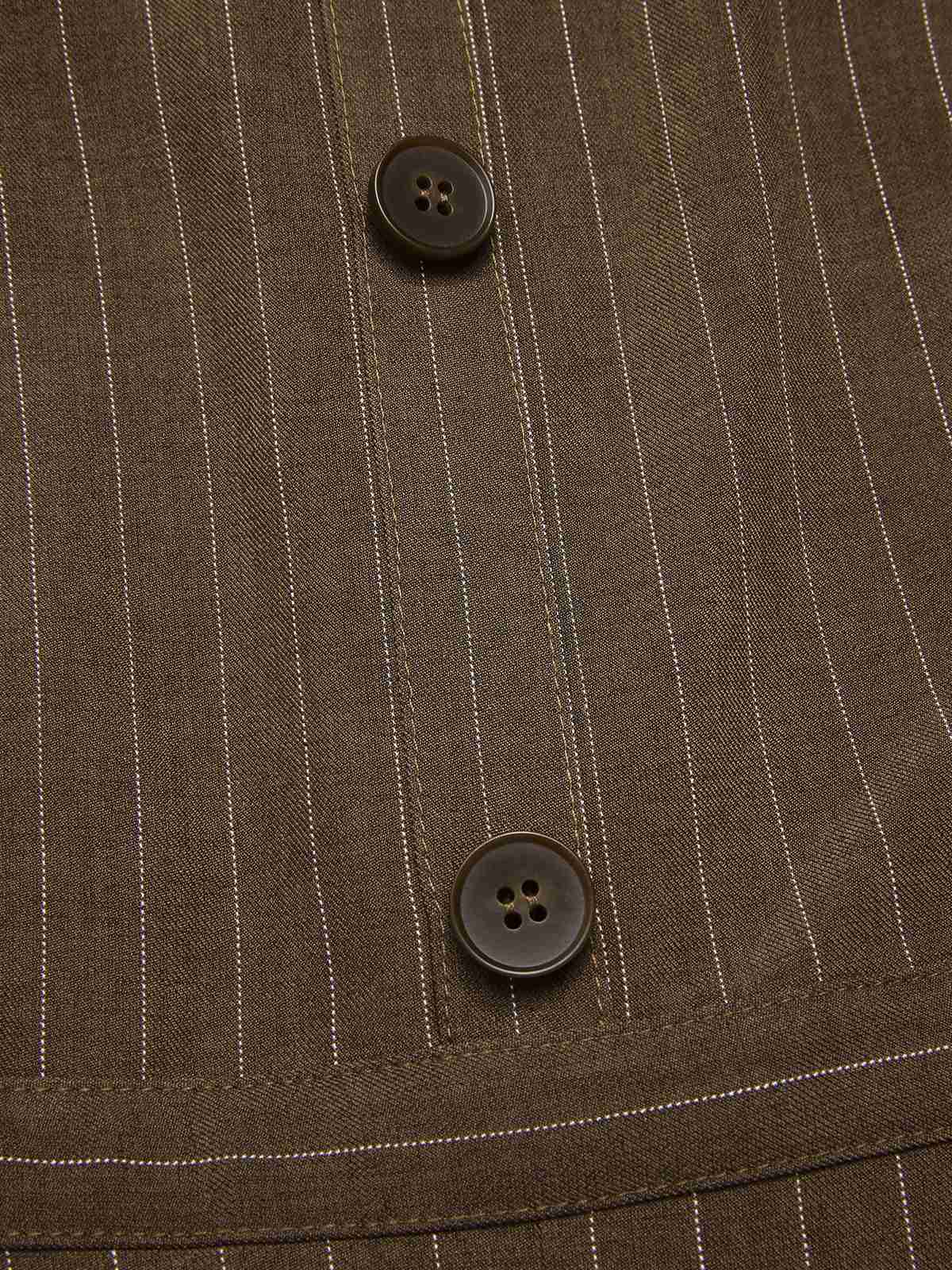 Black 1930s Mesh Patchwork Vertical Stripe Jumpsuit - Image 10