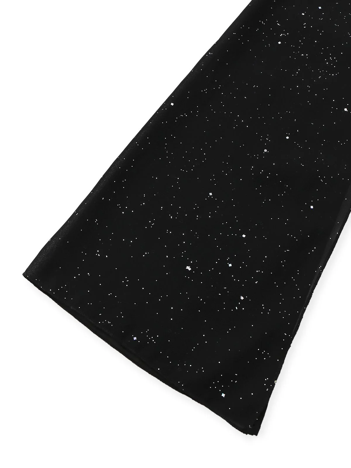 Black 1930s Sparkly Cutout Jumpsuit with Cape - Image 5