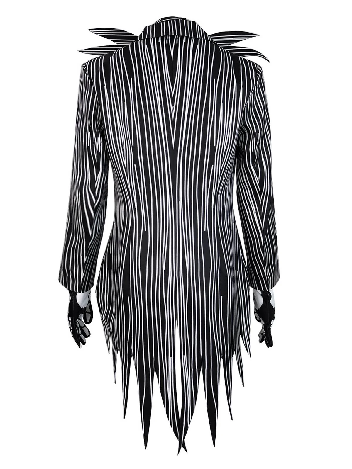 Black 1940s Jack Skellington Costume Suit - Image 2