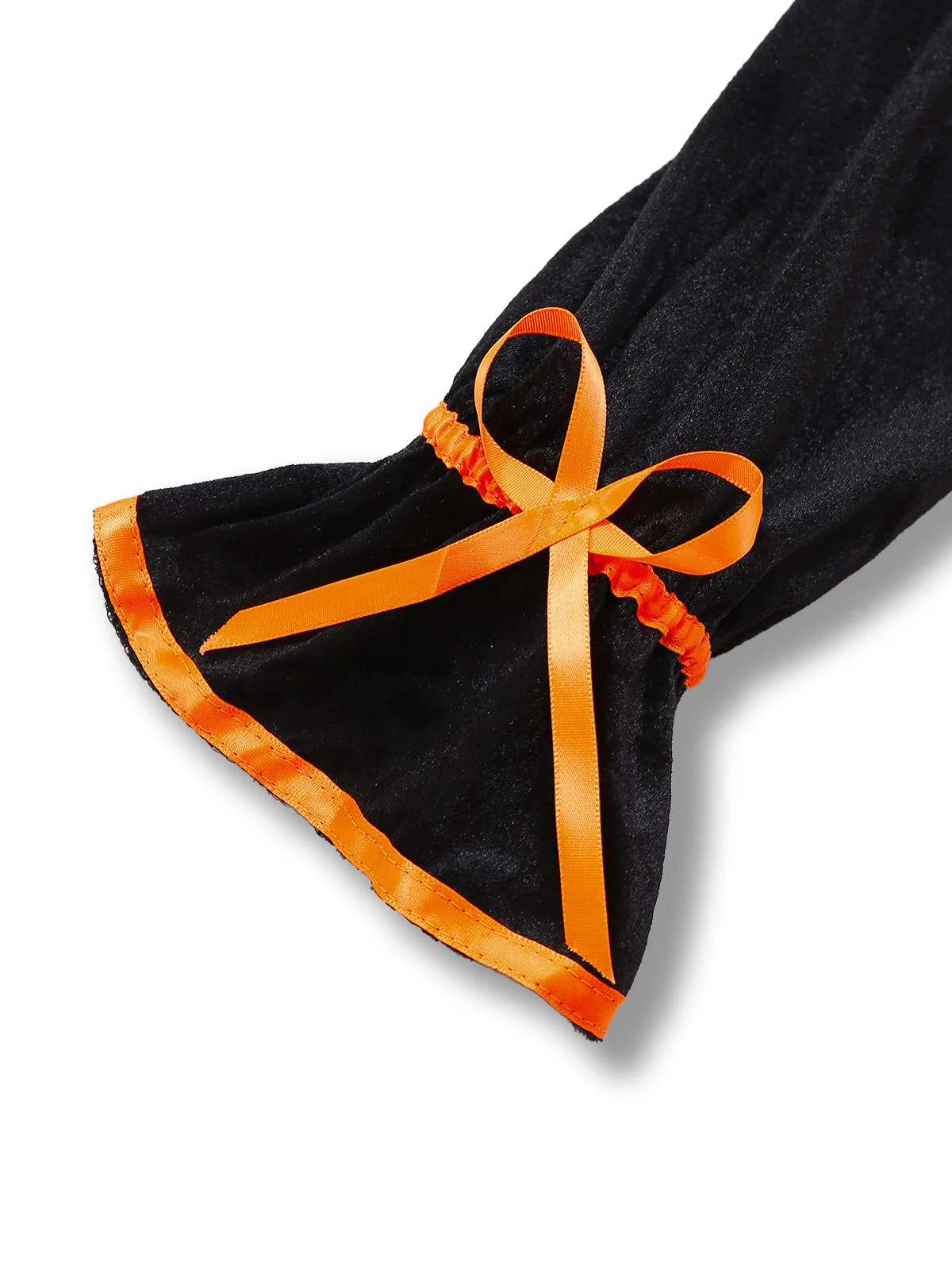 Black 1940s Lapel Bow Patchwork Dress - Image 6