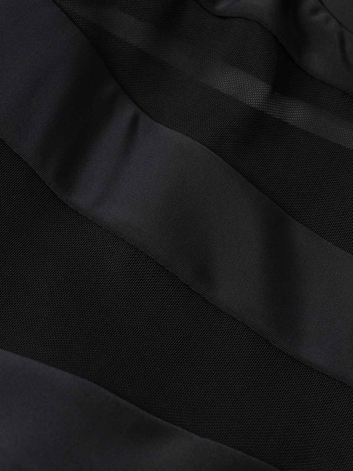 Black 1940s Layered Hem Halter Swimdress - Image 3