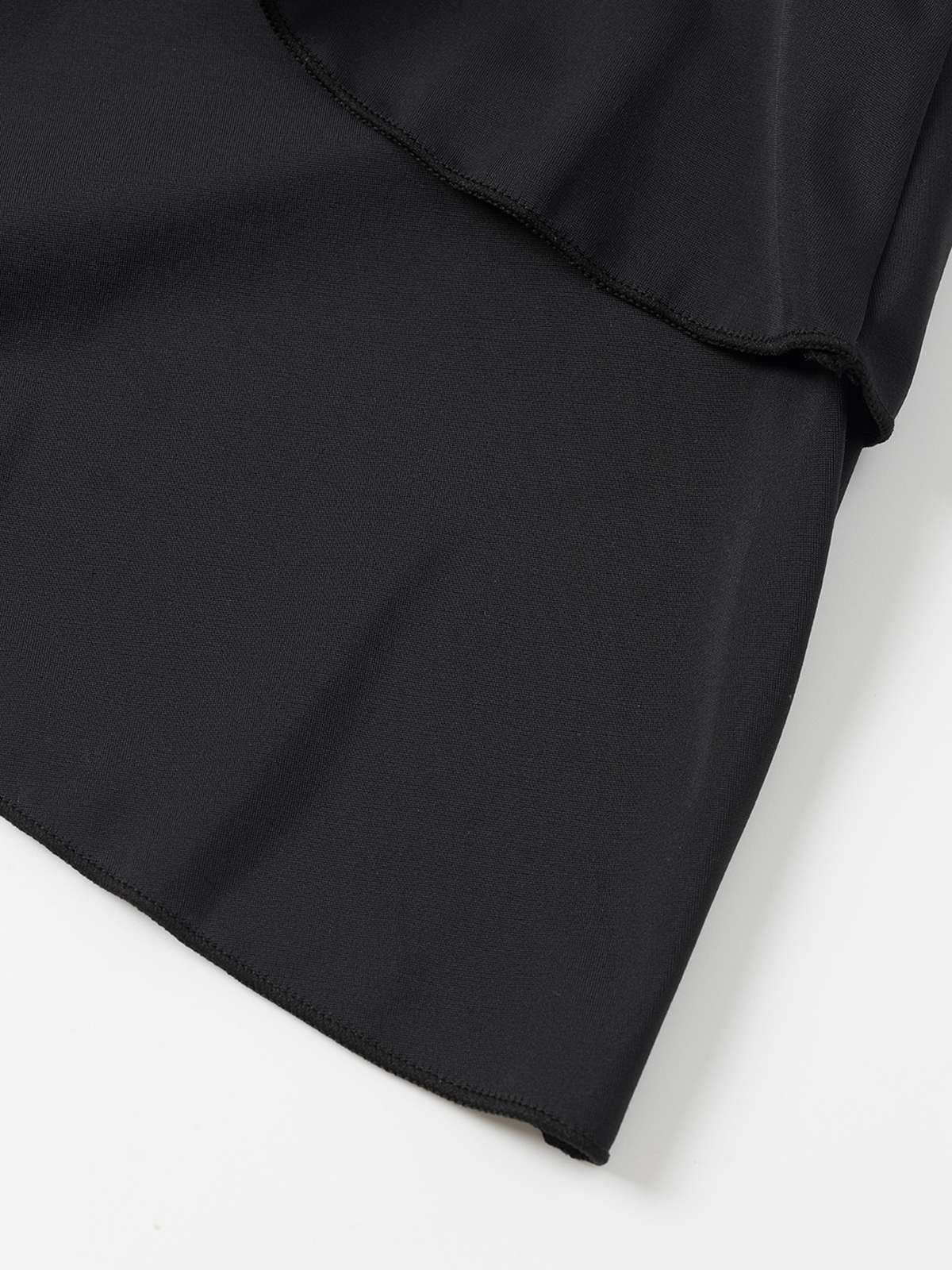 Black 1940s Layered Hem Halter Swimdress - Image 5