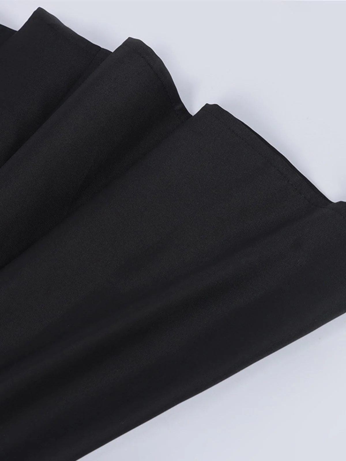 Black 1940s Nun-Style Cross Necklace Dress - Image 4