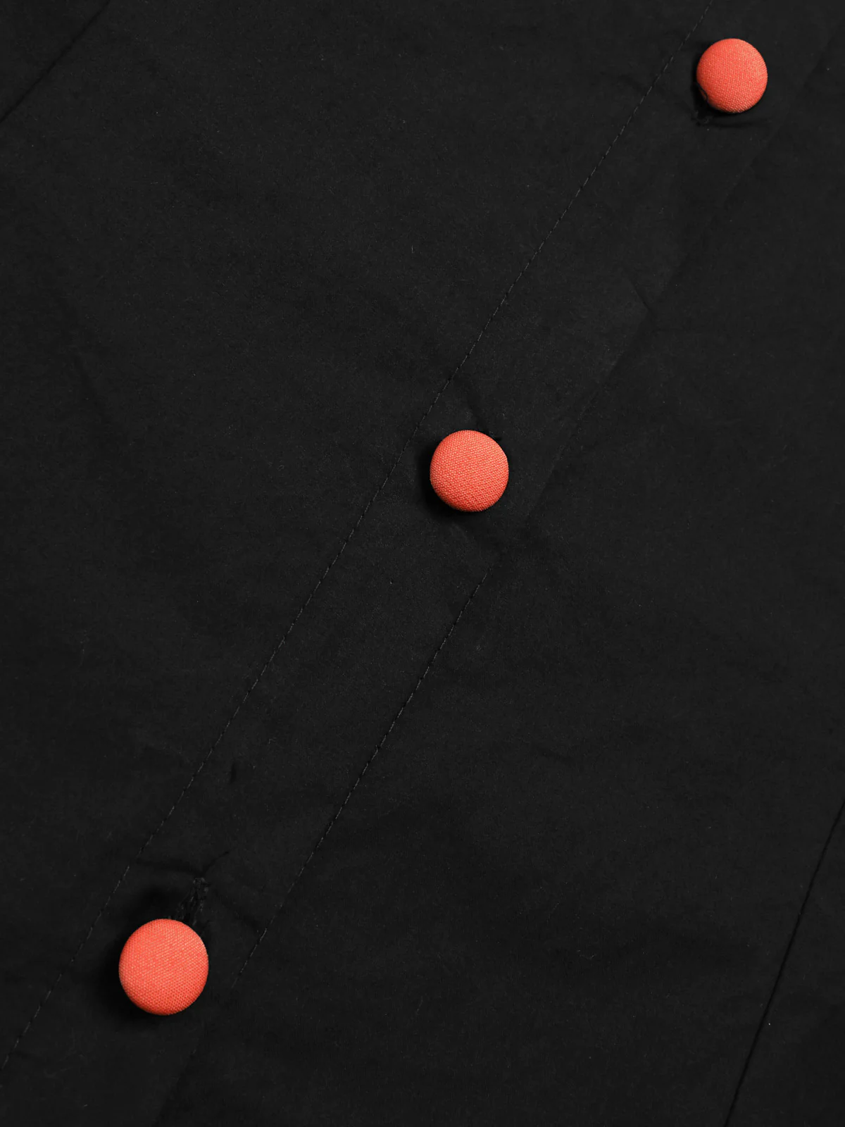 Black 1940s Peter Pan Collar Halloween Puff Sleeve Blouse - Image 6