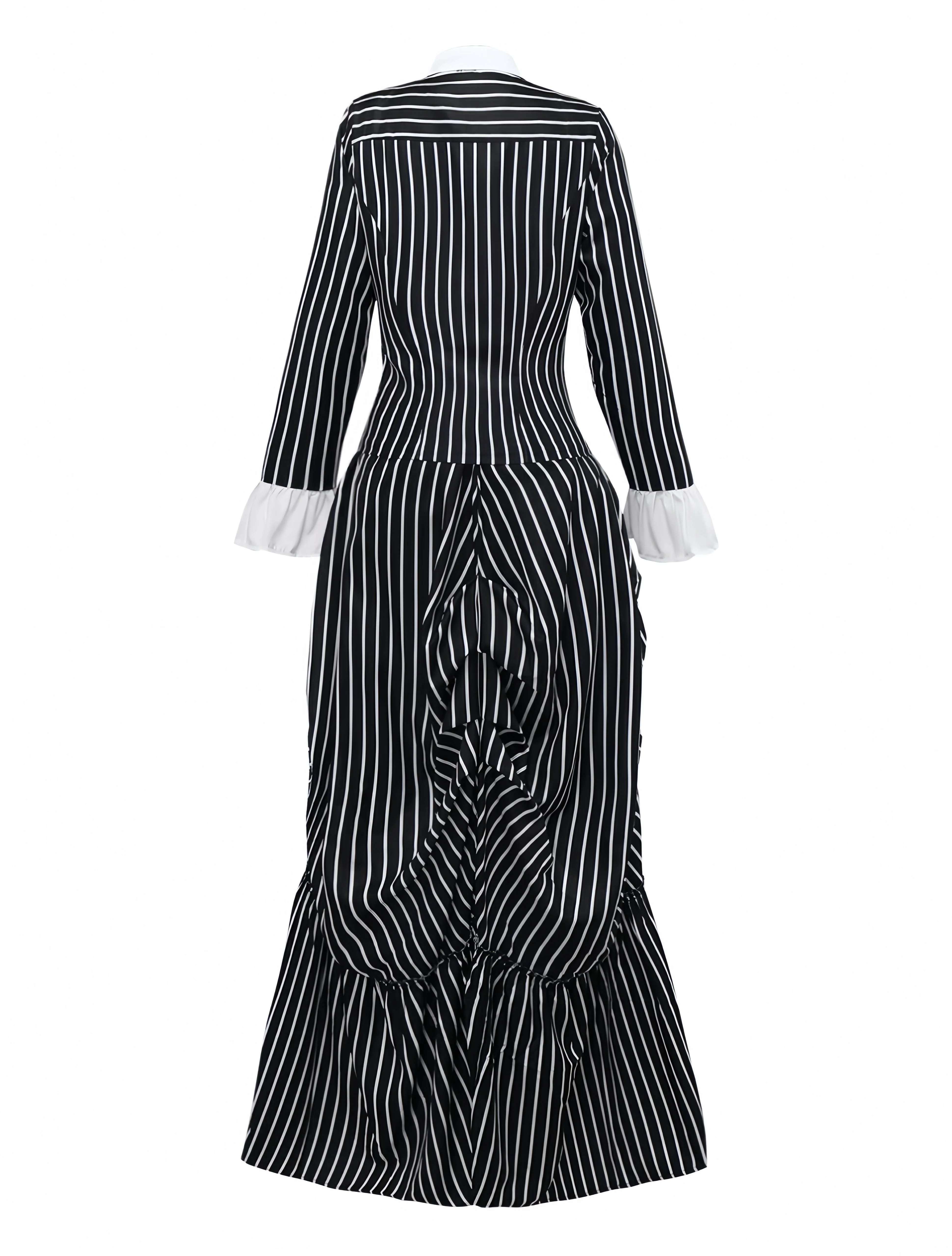 Black 1940s Striped The Nightmare Before Christmas Suit - Image 4