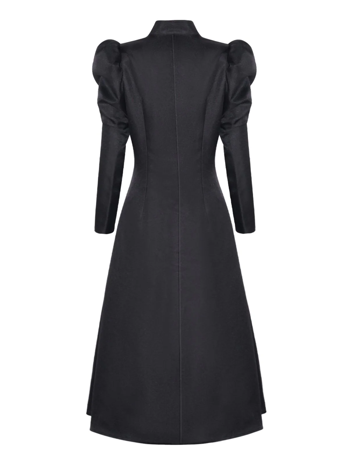 Black 1940s Wicked-Inspired Elphaba Witch Costume With Hat - Image 3
