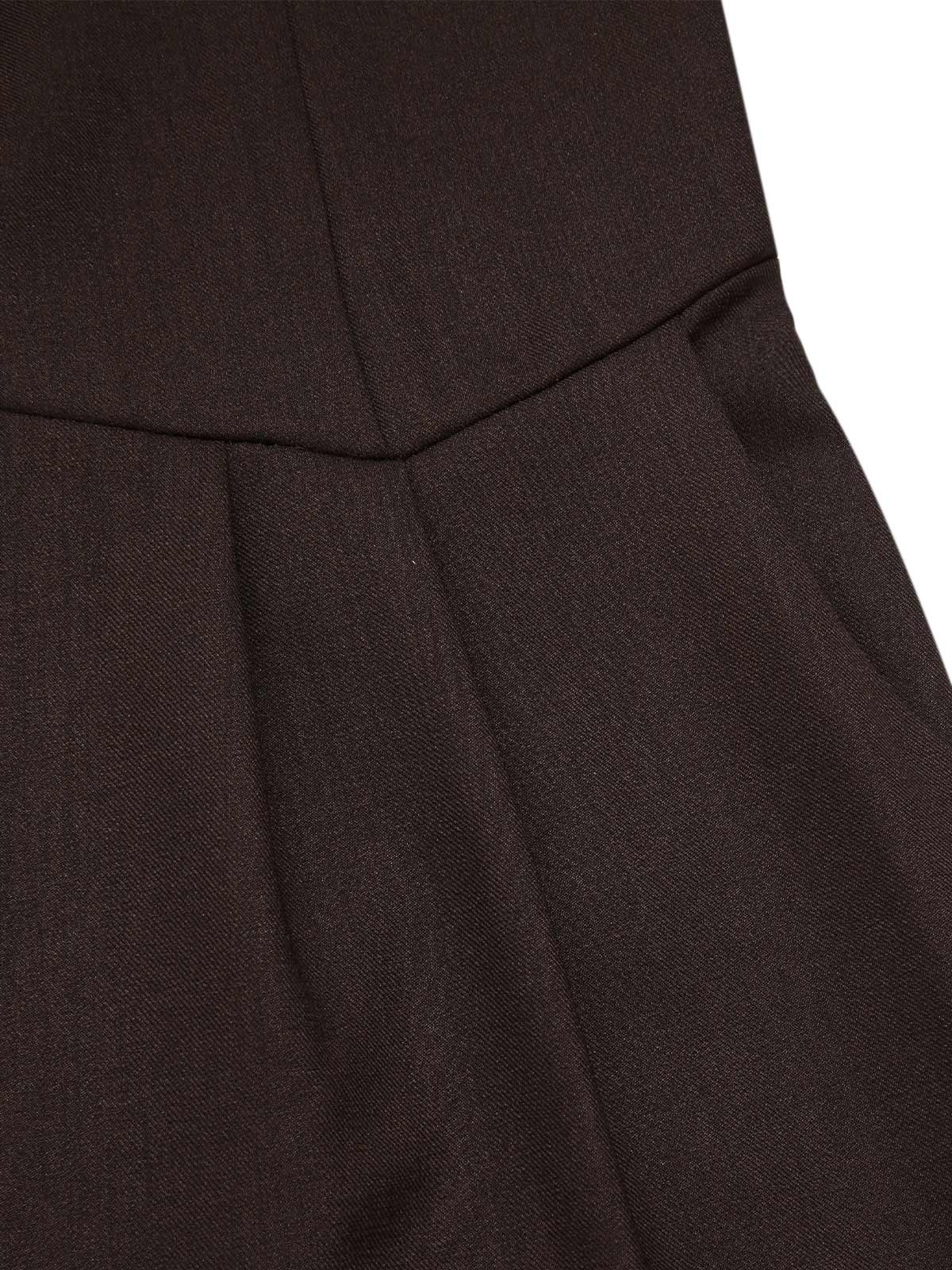 Black 1950s Button Suspender Pants - Image 11