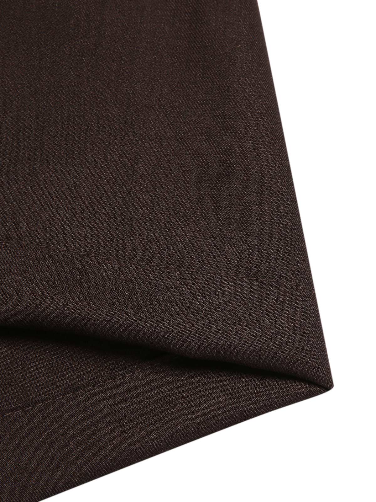 Black 1950s Button Suspender Pants - Image 12