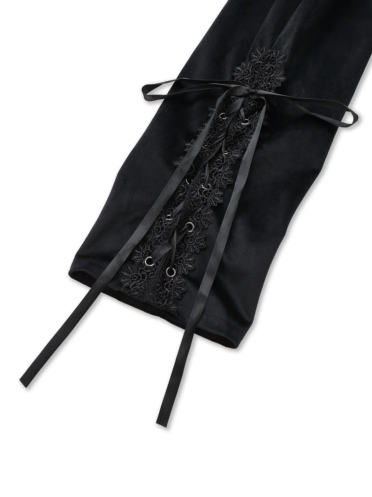 Black 1950s Embroidered Floral Victoiran Style Jacket - Image 4