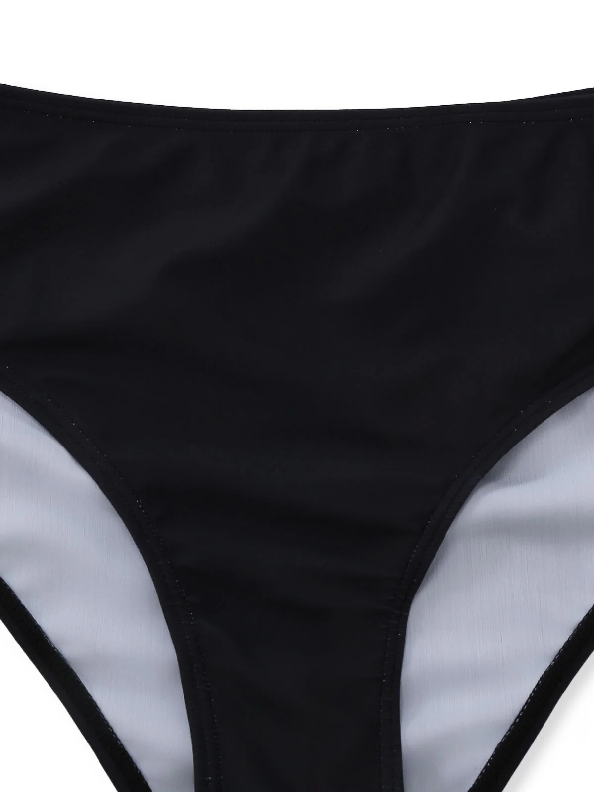 Black 1950s Explore The Beach Tankini Set - Image 5