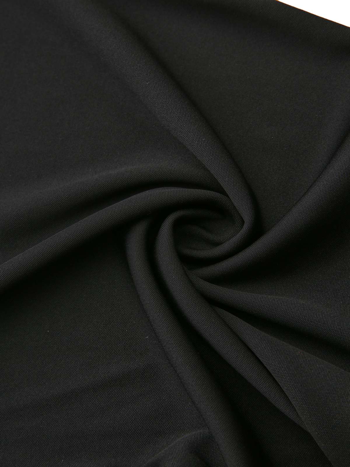 Black 1950s Pearl Beading Bow Belt Jumpsuit - Image 6