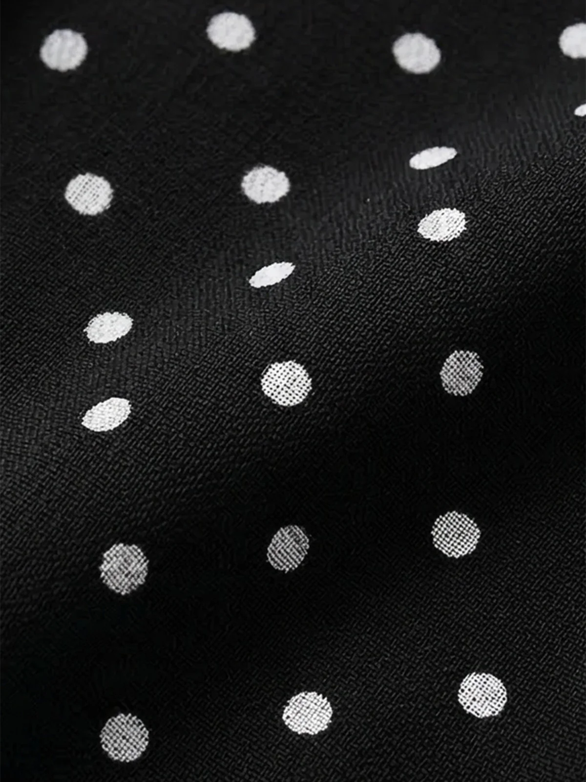 Black 1950s Polka Dot Halter Backless Swim Dress - Image 10