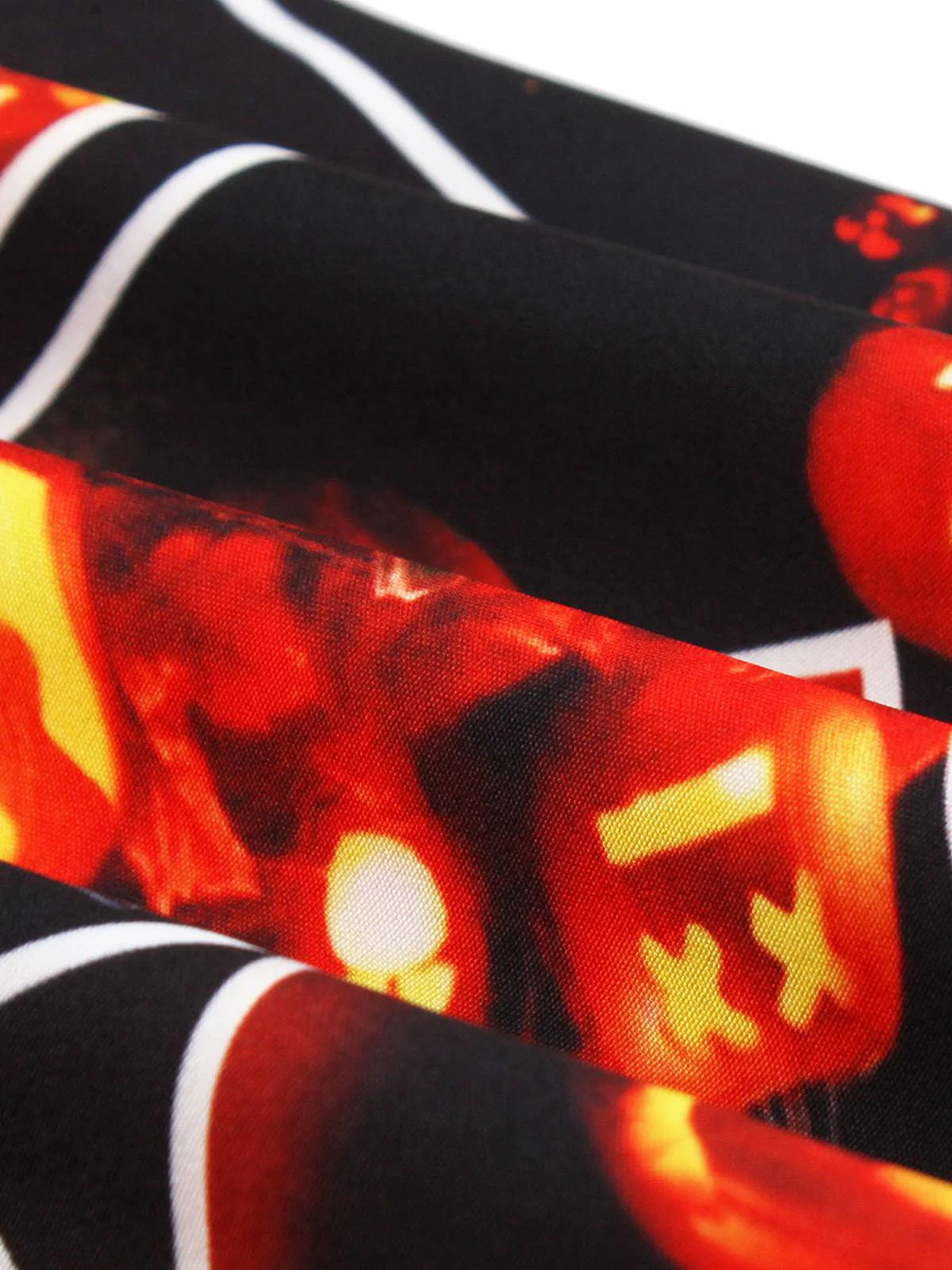 Black 1950s Pumpkin Halloween Swing Dress & Bolero Jacket - Image 6