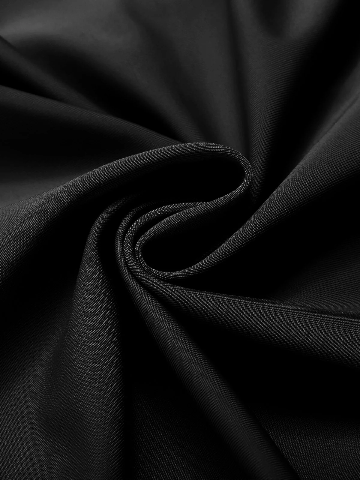 [Pre-Sale] Black 1950s Solid Halter Boxer One-Piece Swimsuit - Image 4