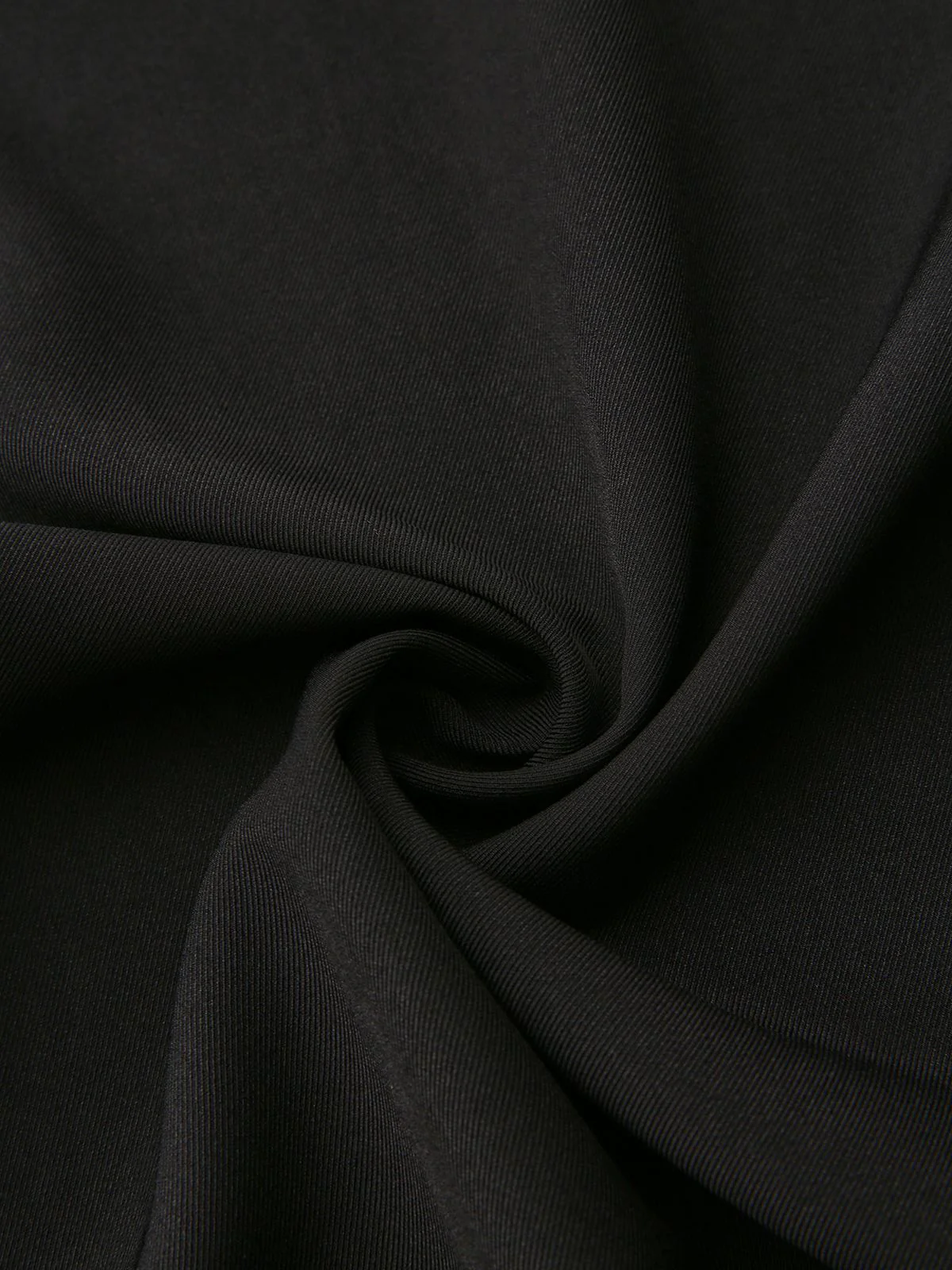 Black 1950s Striped Lapel Faux Two-Piece Blazer - Image 6