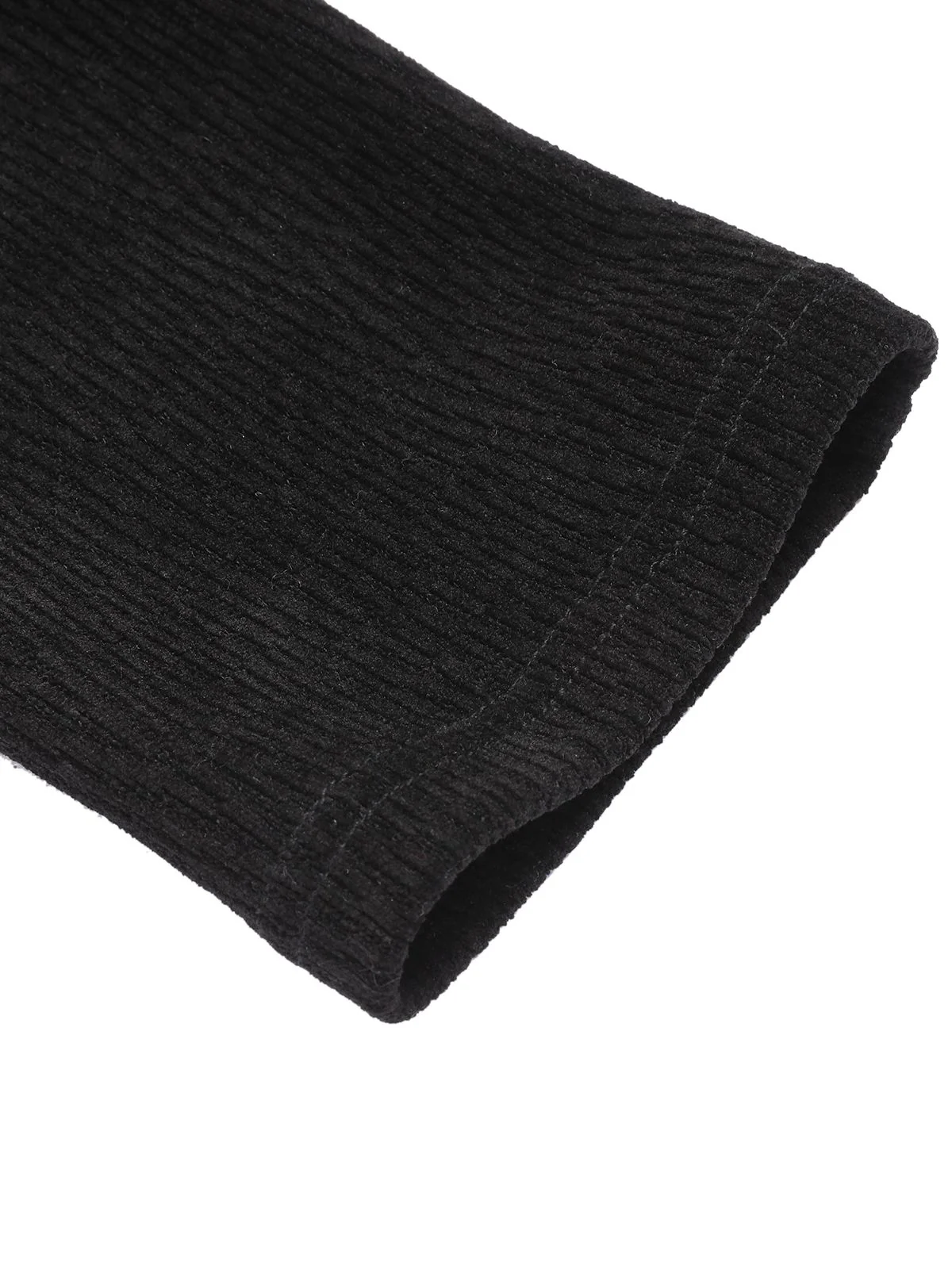 Black 1950s Textured Knitted Crop Jacket - Image 7