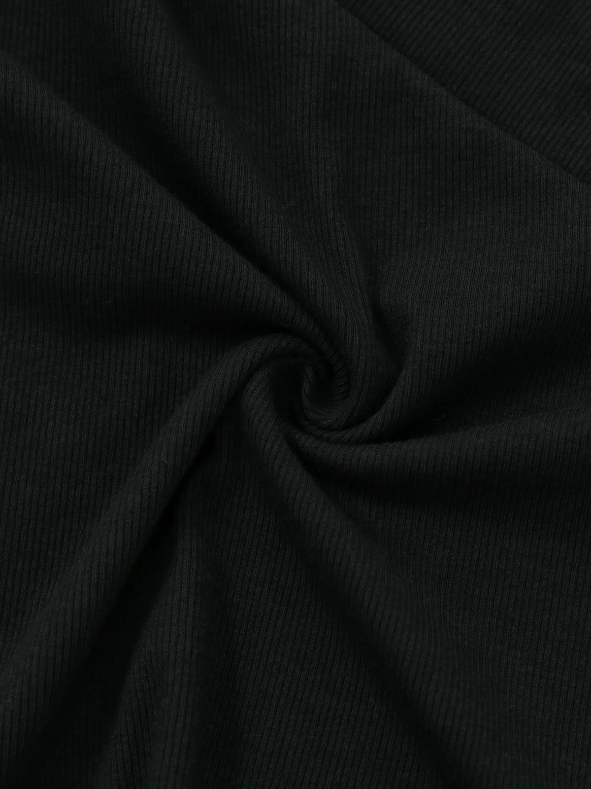 Black 1950S V-Neck Lantern Sleeve Knitted Top - Image 7